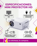 MINI PROYECTOR HD PORTÁTIL - ¡Potencia de Cine en tu Bolsillo! 📽️🔥