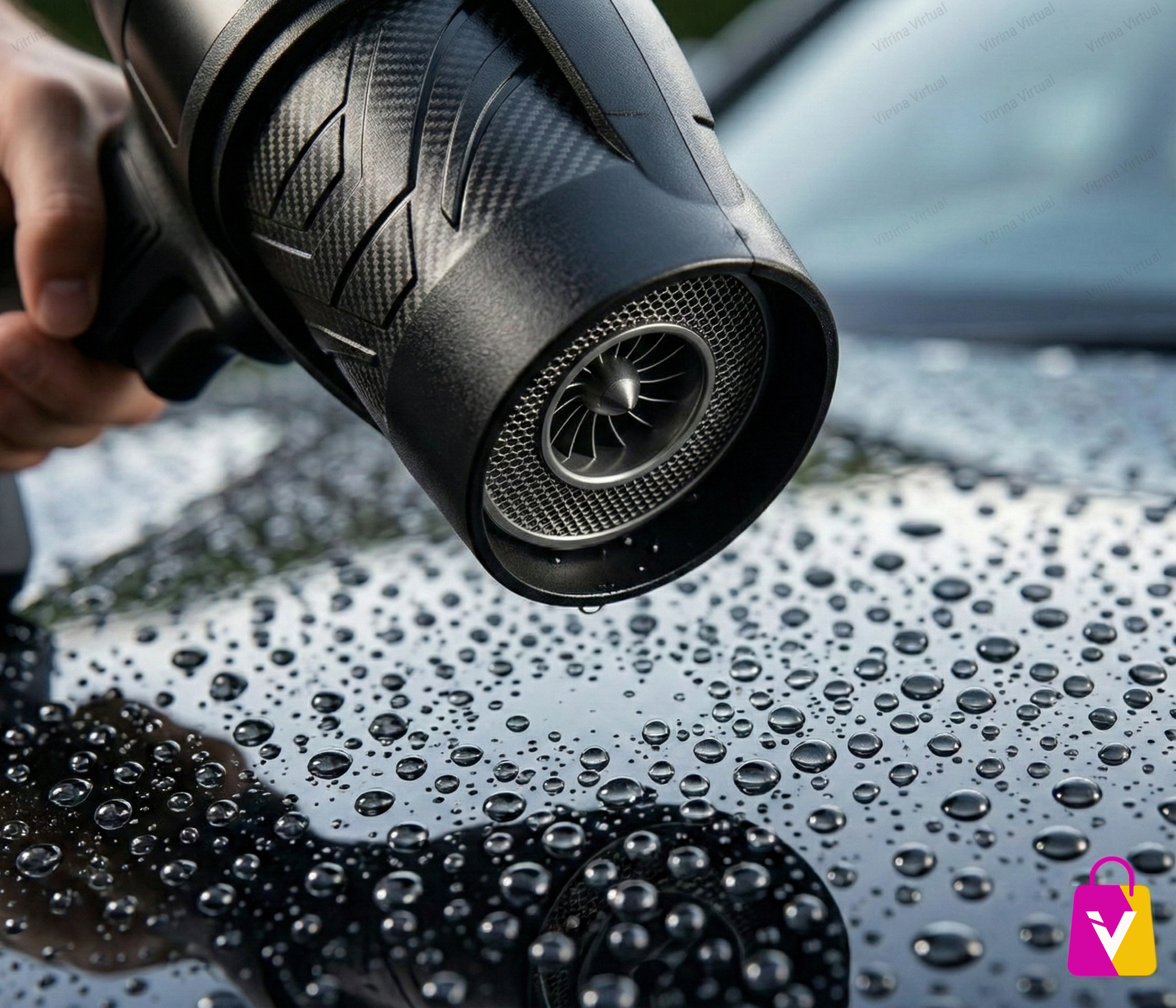 🔥 Soplador TurboDry 150,000 RPM: ¡Secado Extremo en Segundos! 🌪️🚗