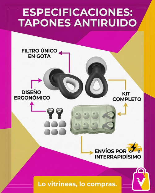 Tapones Antiruido - Paz y Silencio Total